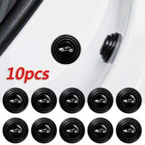 Kit com 10 Borrachas Anti Impacto para portas de carros